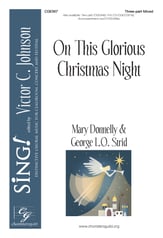 On This Glorious Christmas Night Three-Part Mixed choral sheet music cover